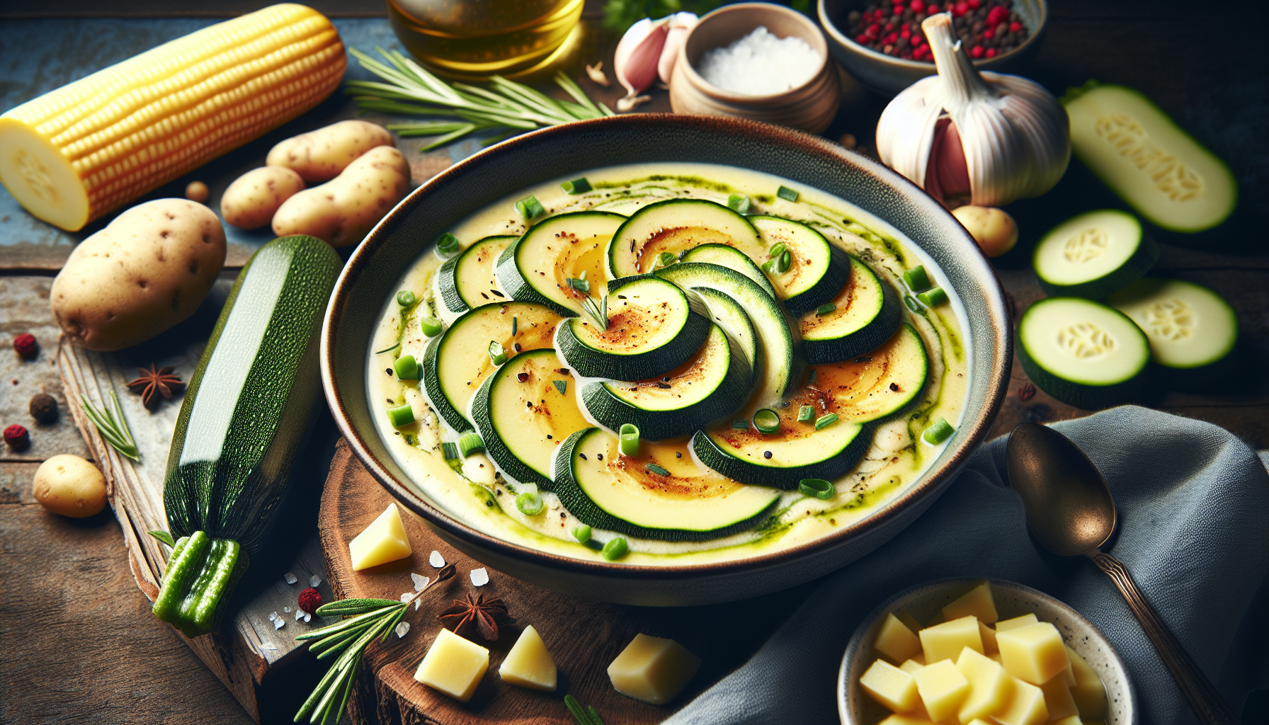 vellutata di zucchine e patate